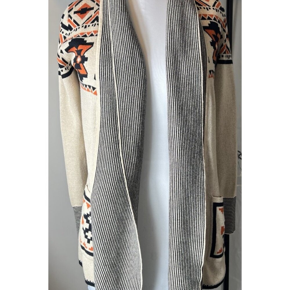 If It Were Me ‎ Cardigan Sweater size Small Southwest/Aztec Multicolor Cotton
